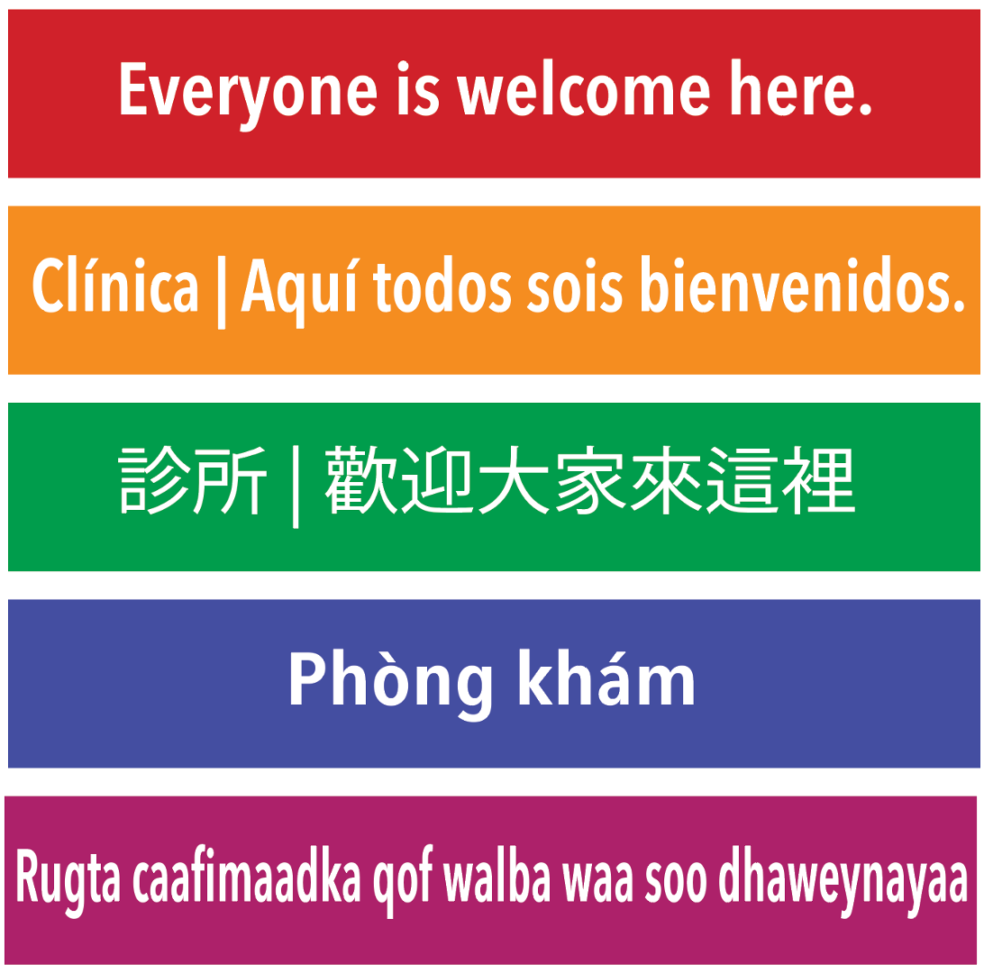 Everyone is welcome here.